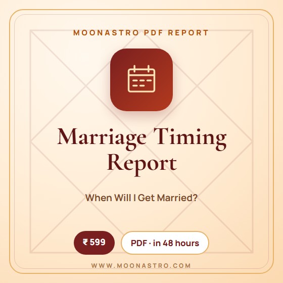 marriage timing report